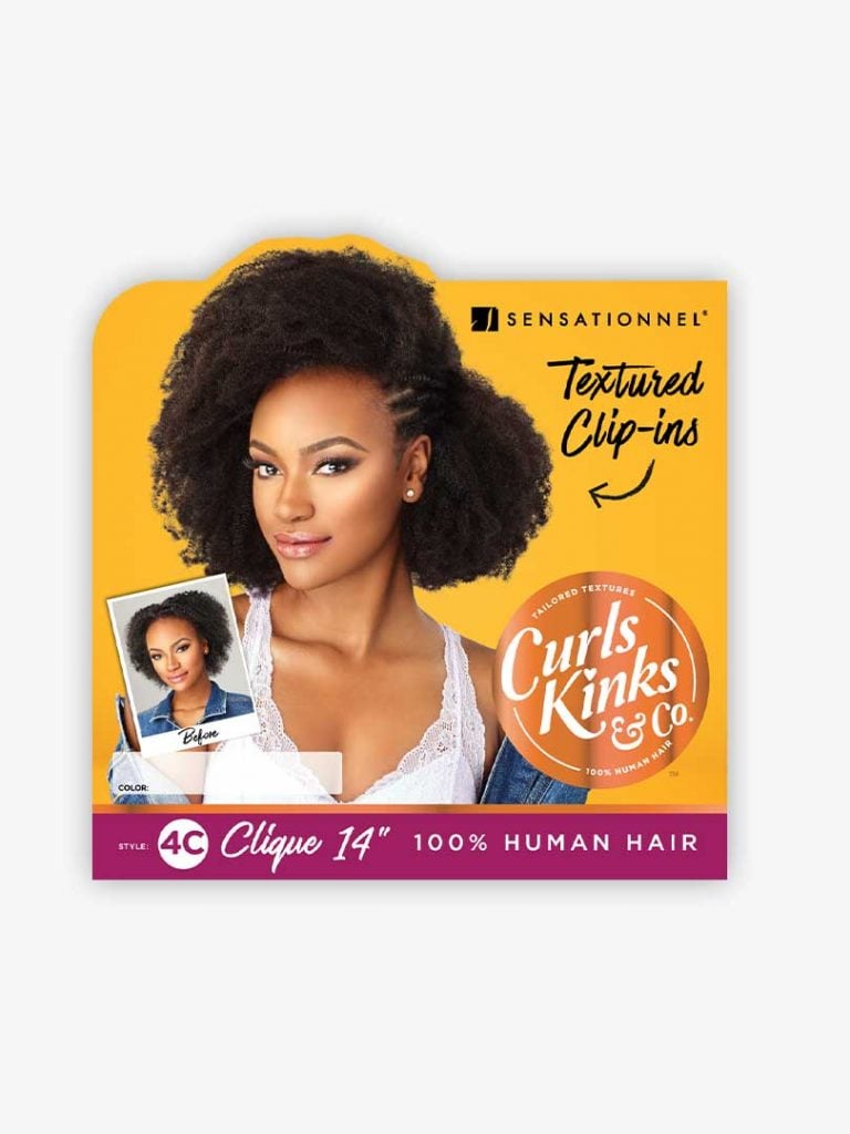Sensationnel Curls Kink & Co. Clip-Ins 4C Clique