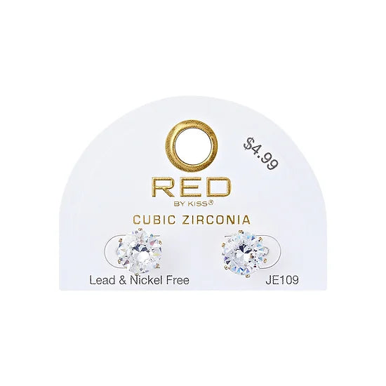 Red By Kiss Jewelry - Glam Cubic Zirconia Earrings