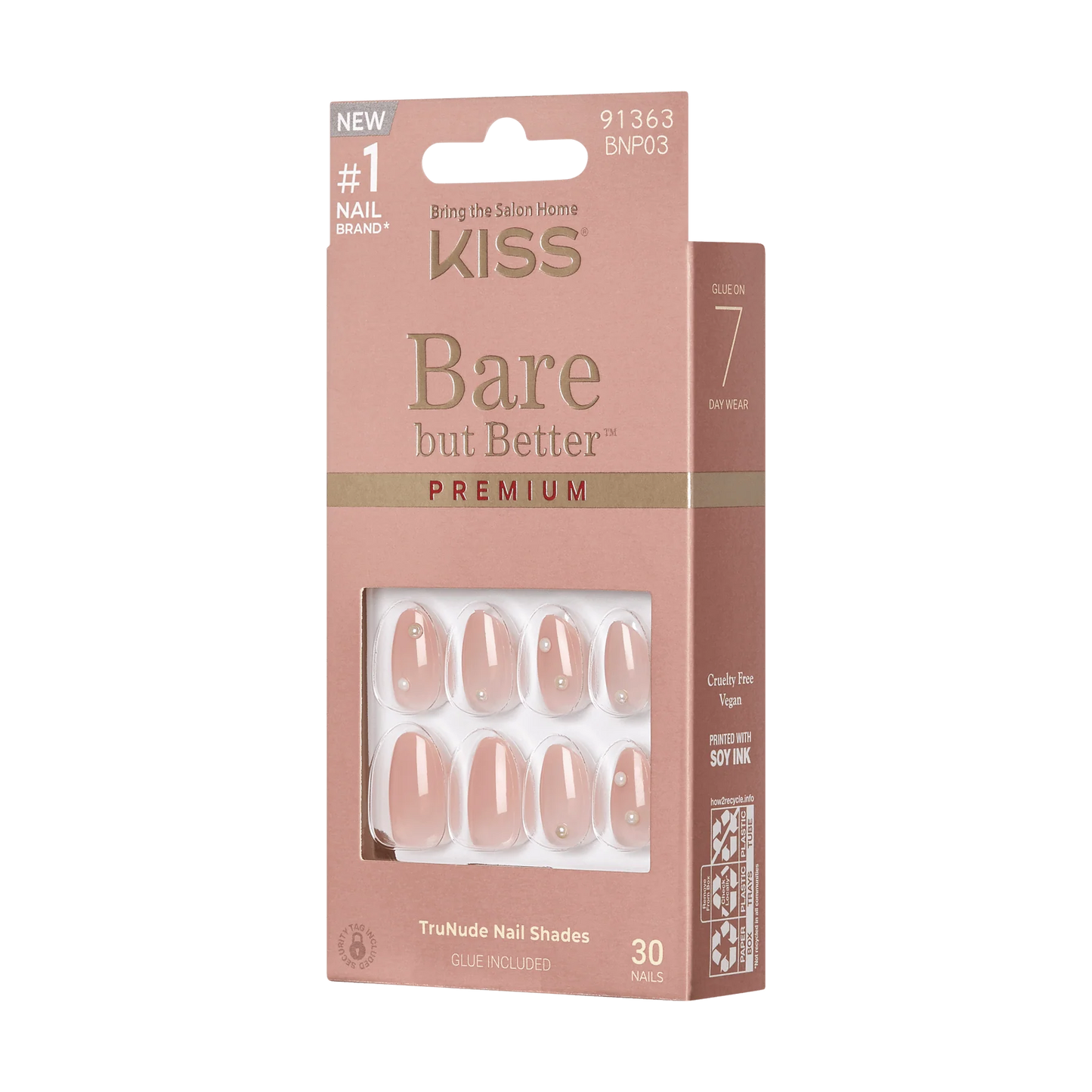 KISS Gel Bare but Better Nails - Premium