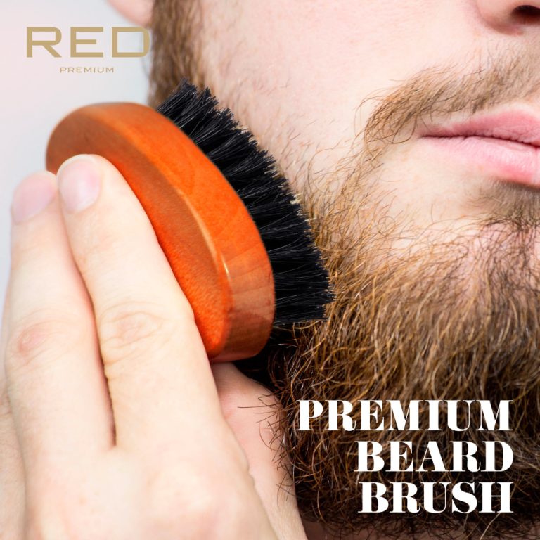 RED Premium Beard Medium Soft Pocket Brush (BR203)