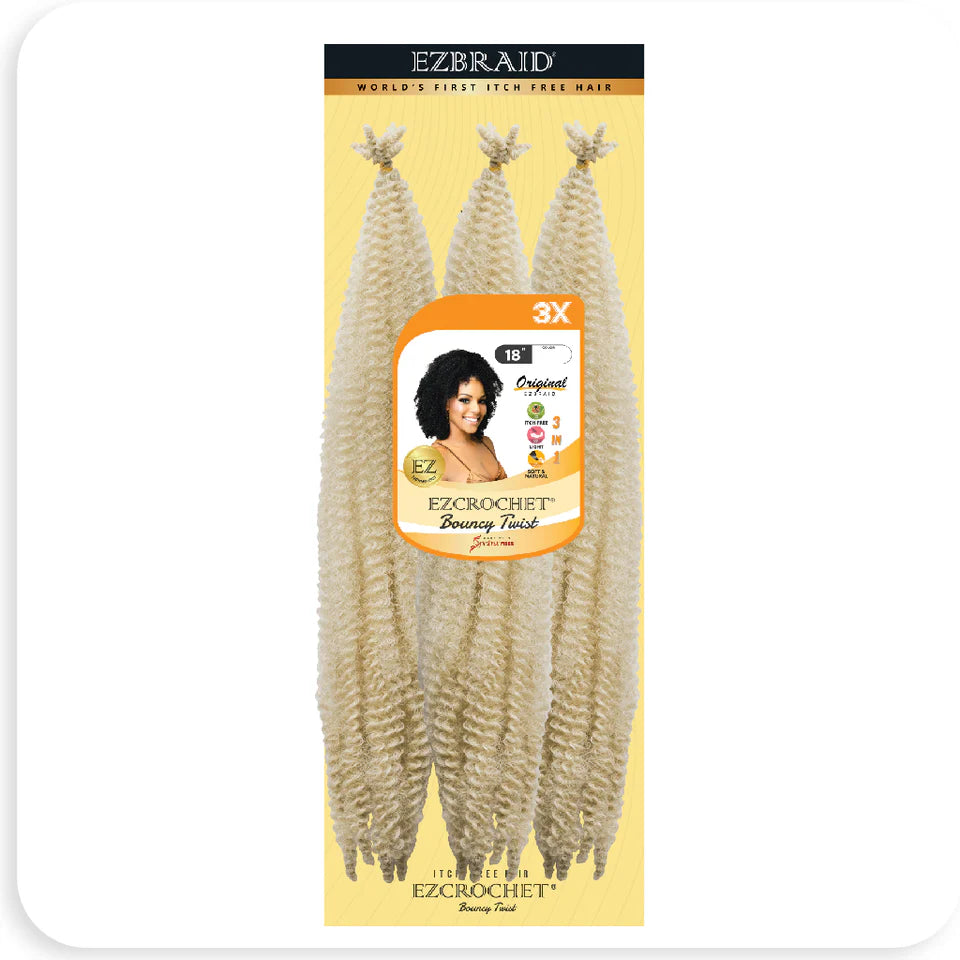 EZBraid EZCrochet 18" - Bouncy Twist (3x)