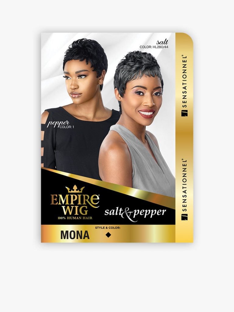 Empire Wig Salt & Pepper - Mona