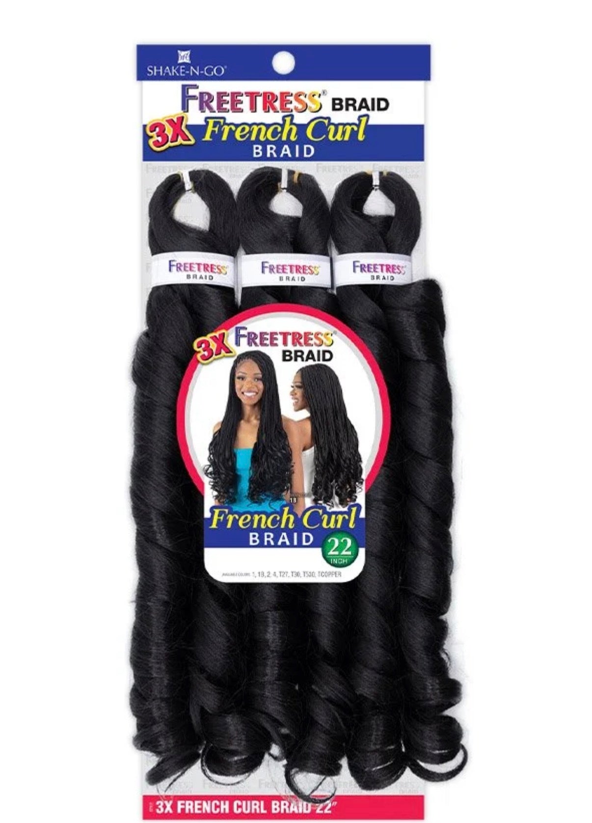 Freetress - French Curl Braid 3x - 22"