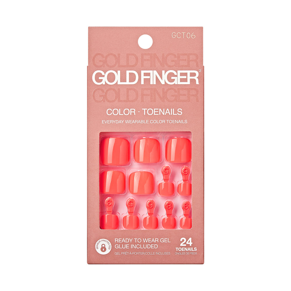 KISS GoldFinger Solid Colors Toenails