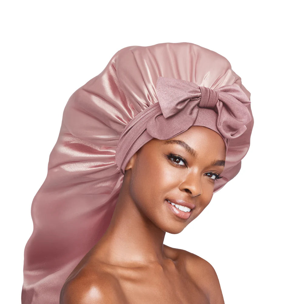 Red By Kiss Satin Tie Bonnet