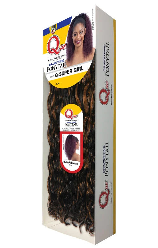 Que - Q-Super Girl Human Hair Mastermix Ponytail