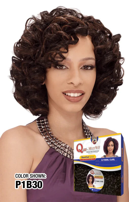 MilkyWay Human Hair MasterMix ShortCut Series - Spiral Roll 3pcs