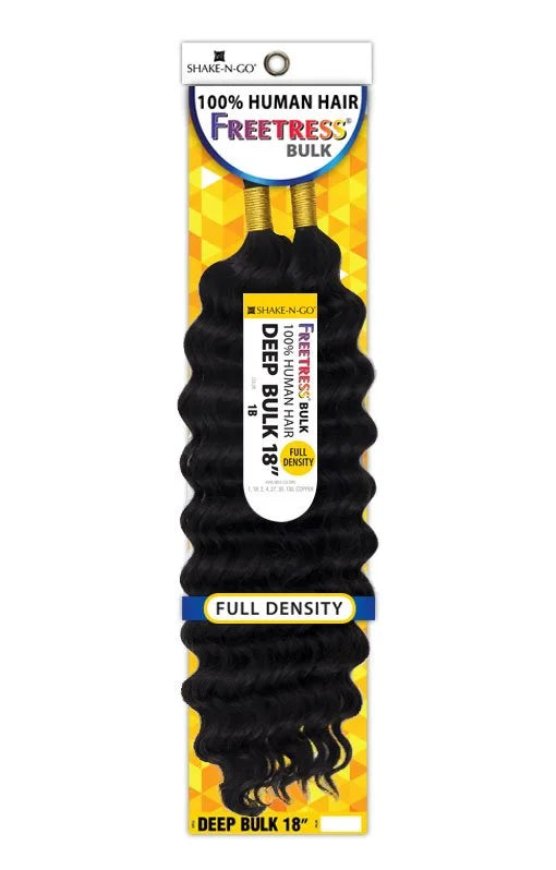 Freetress 100% Human Hair Bulk 18” - Deep Bulk