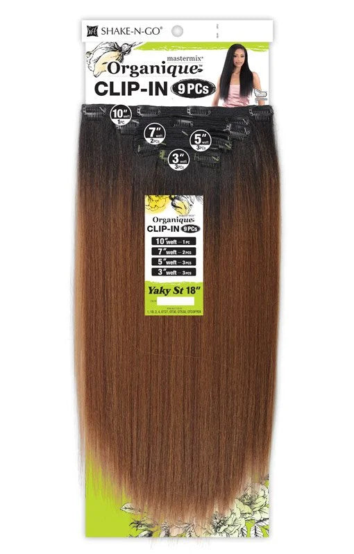 Organique 9pcs Clip-In - Yaky Straight 18"