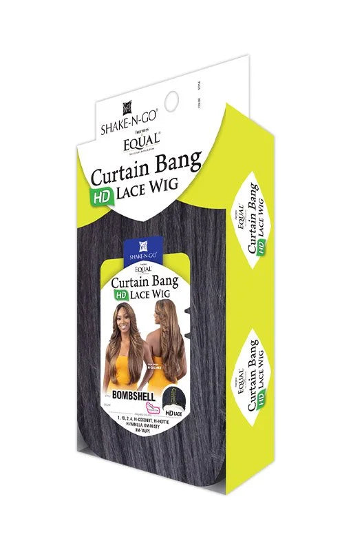 Freetress Equal Curtain Bang HD Lace Wig - Bombshell