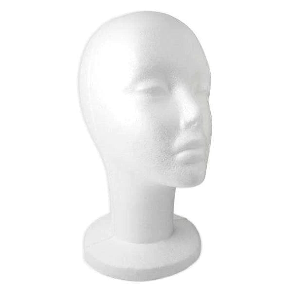 Red Styrofoam Wig Head (MH02)
