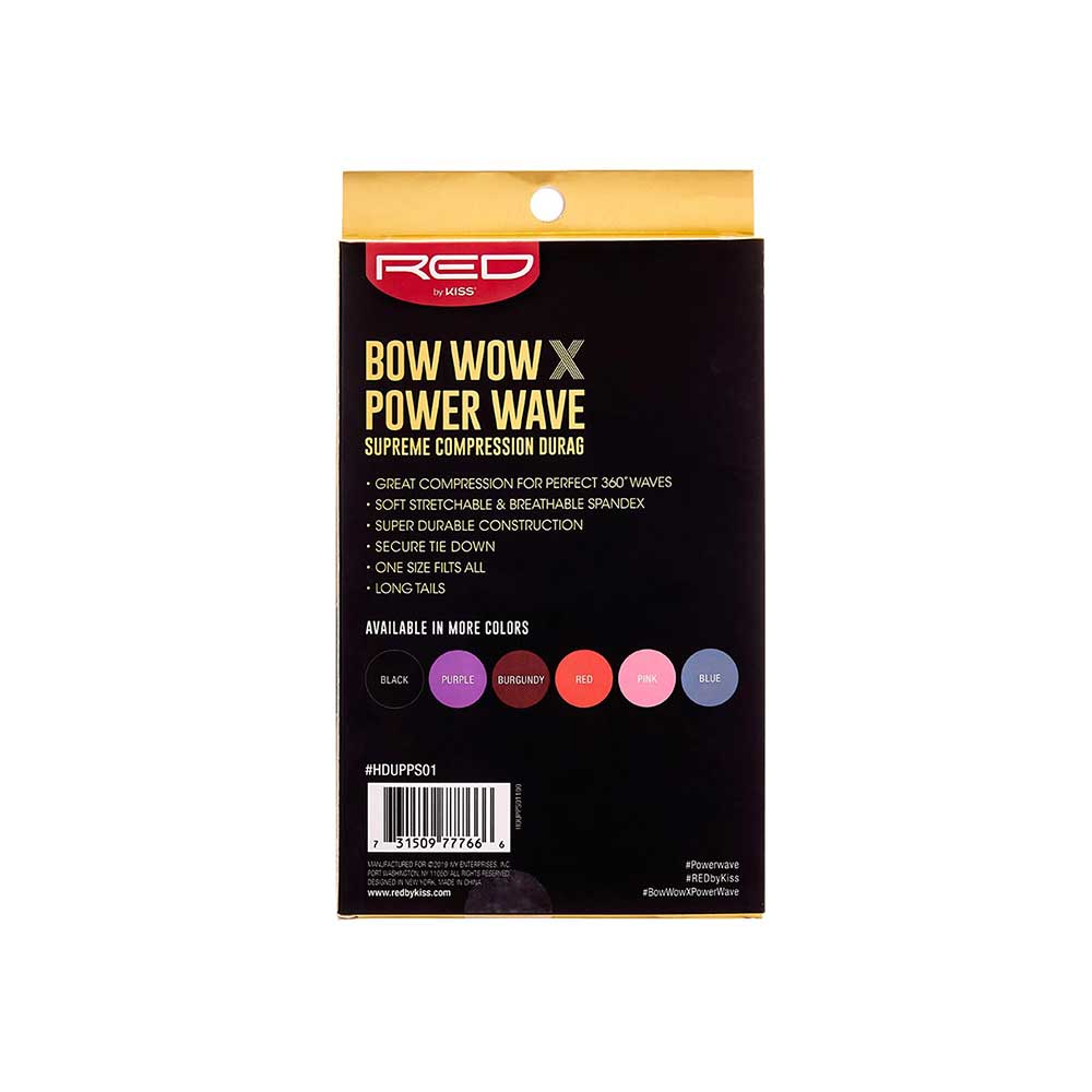 Red by Kiss Bow Wow Power Wave Silky Spandex Durag