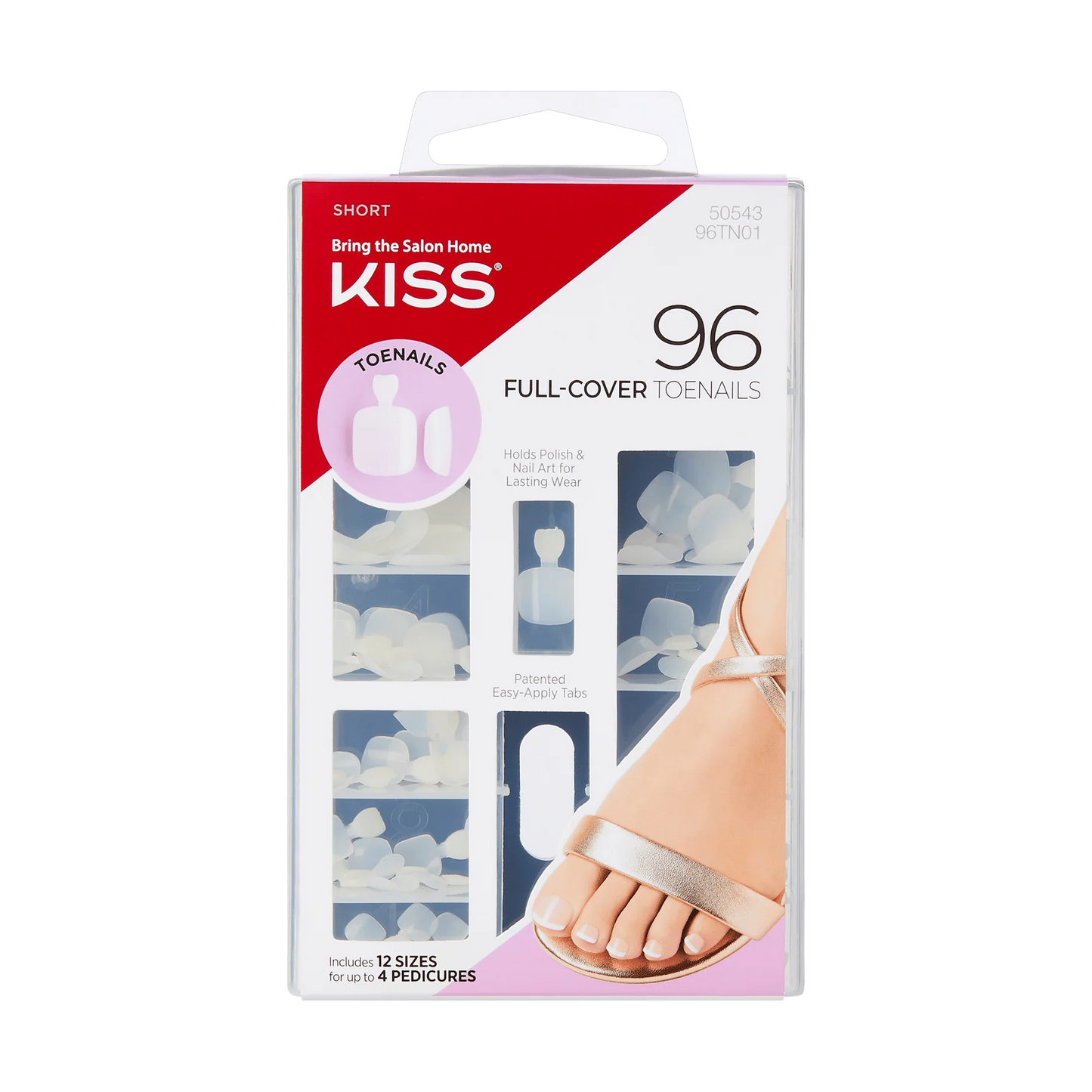 Kiss 96 Full Cover Toe Nails