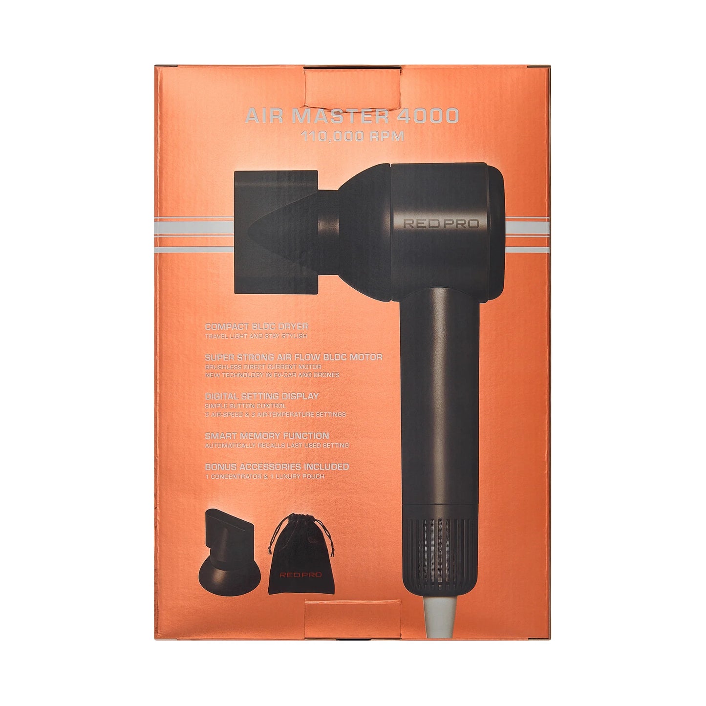 RED PRO - Air Master 4000 Compact Hair Dryer