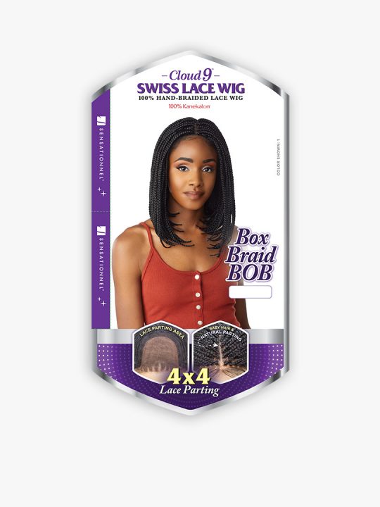 Sensationnel Cloud 9 Swiss Lace - 4X4 Box Braid Bob 12” Wig