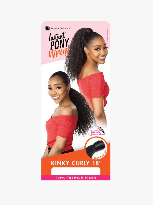 Instant Pony Wrap - Kinky Curly 18"