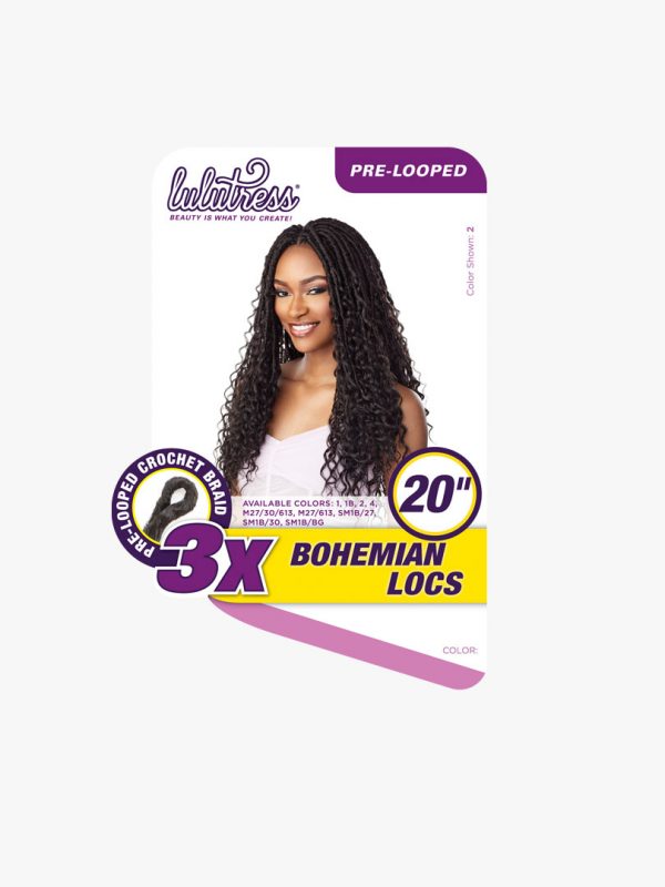 Lulutress Bohemian Locs 3x 20"