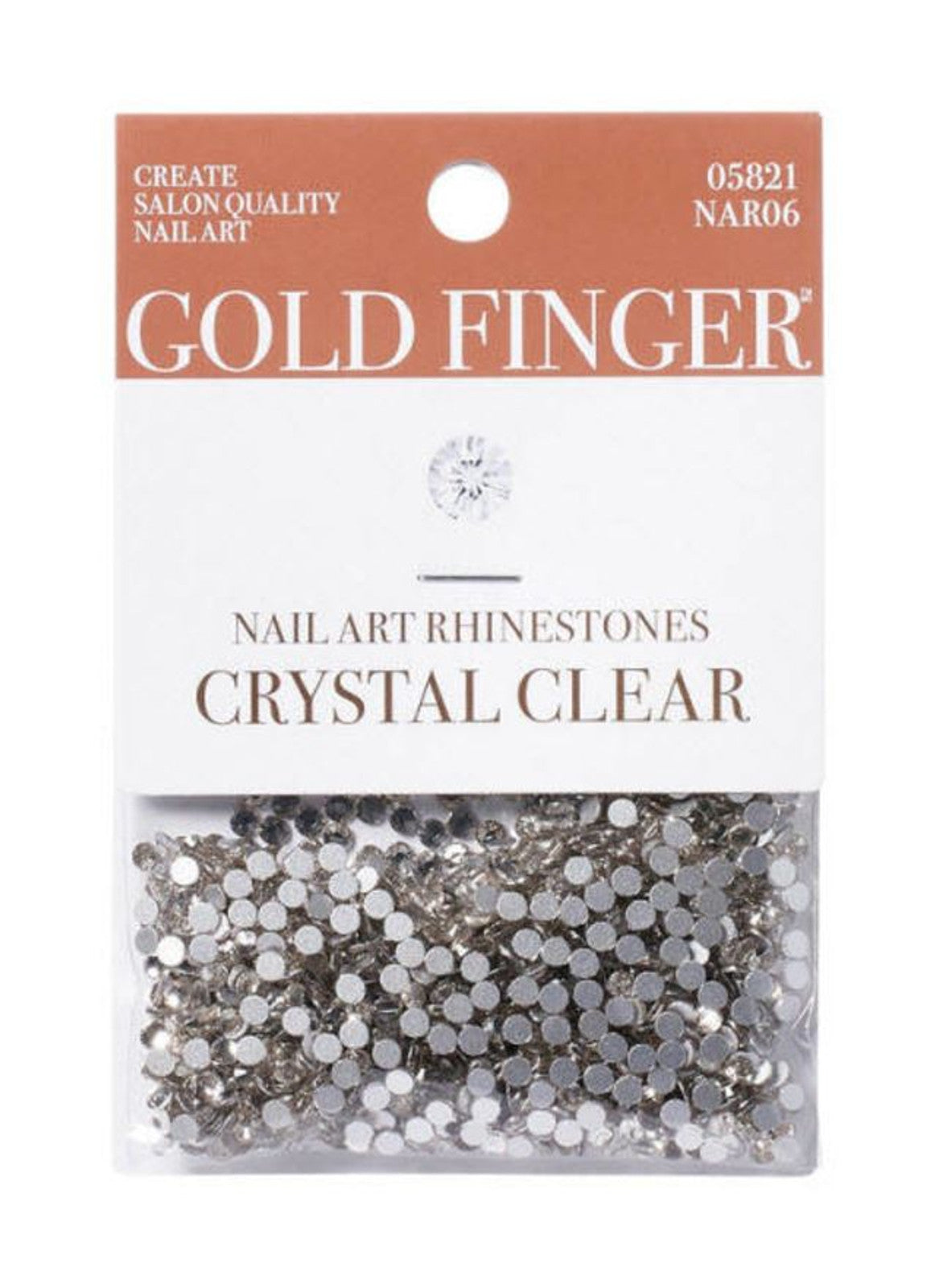 KISS GOLD FINGER Nail Art Rhinestones