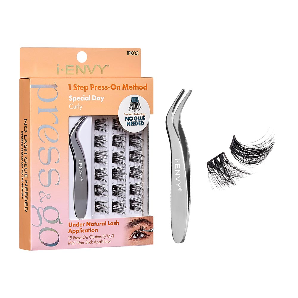 iENVY Press & Go Press On Cluster Lashes All-in-One Kit