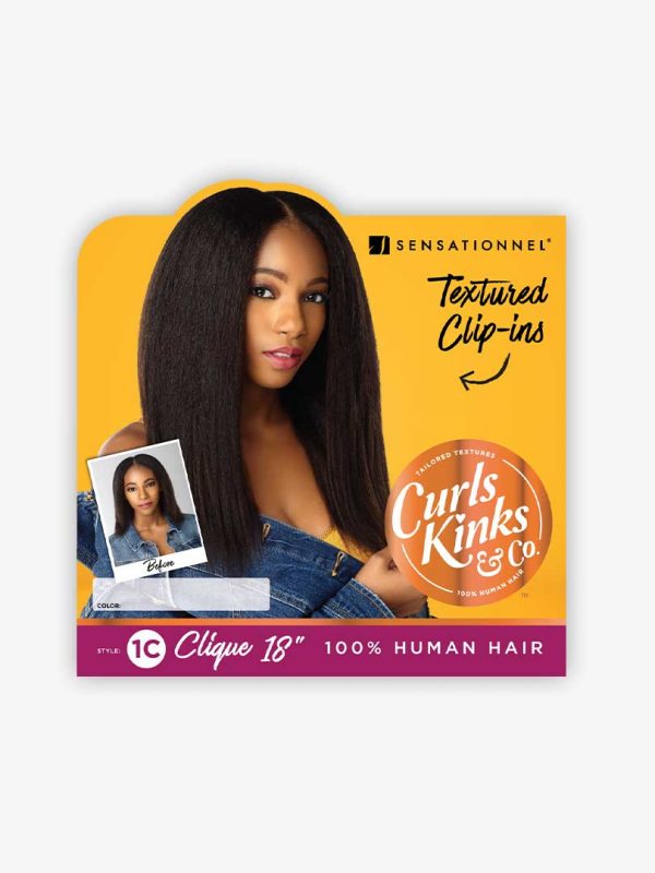 Sensationnel Curls Kink & Co. Clip-Ins 1C Clique