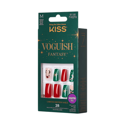(D) KISS Voguish Fantasy Nails - Holiday