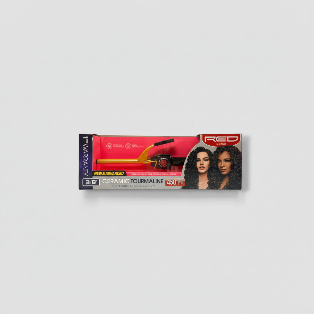 RED by KISS Ceramic Tourmaline Curling Iron