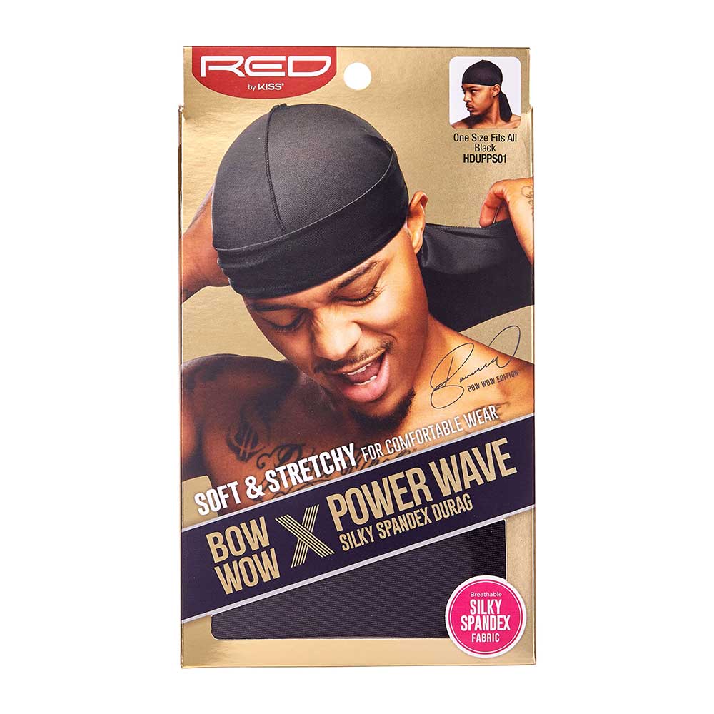 Red by Kiss Bow Wow Power Wave Silky Spandex Durag