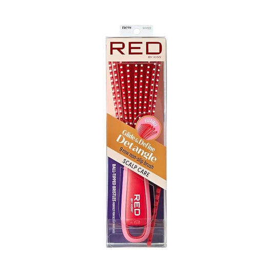 (H) Red By Kiss Glide & Define Detangle Brush
