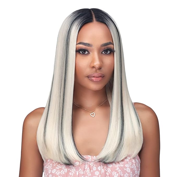 Bobbi Boss Miss Origin Premium Human Hair Blend 5" HD Lace Front Wig - MOGL102 ALLISON