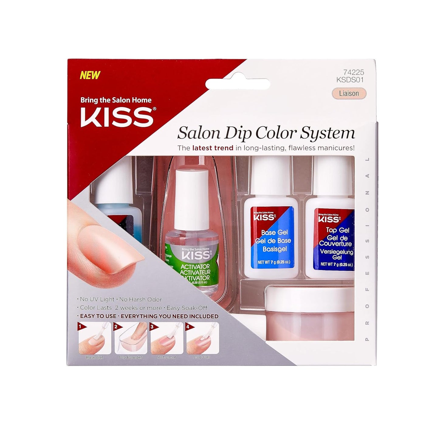 KISS Salon Dip Starter Kit (KSDS01)