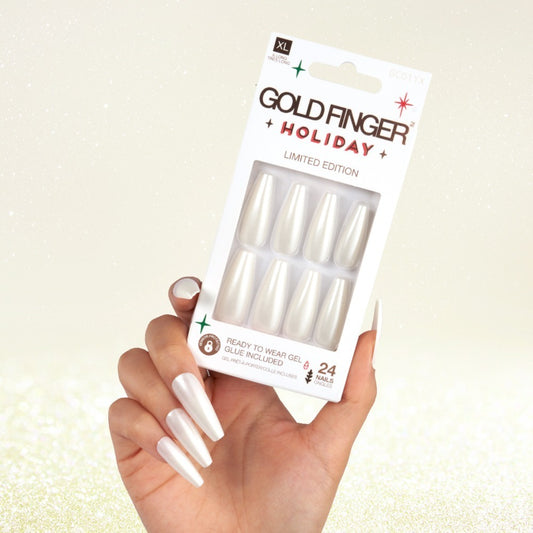 (D) KISS GoldFinger Holiday Limited Edition Nails