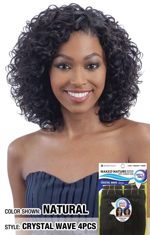 Naked Human Hair Wet & Wavy - Crystal Wave