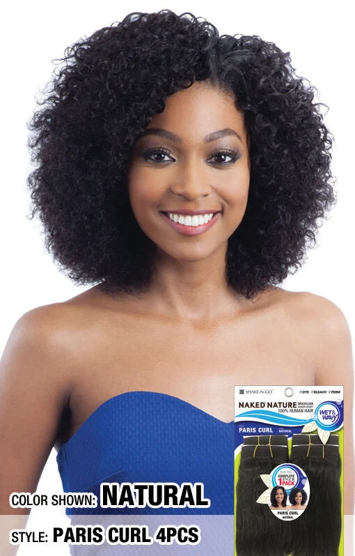 Naked Human Hair Wet & Wavy - Paris Curl