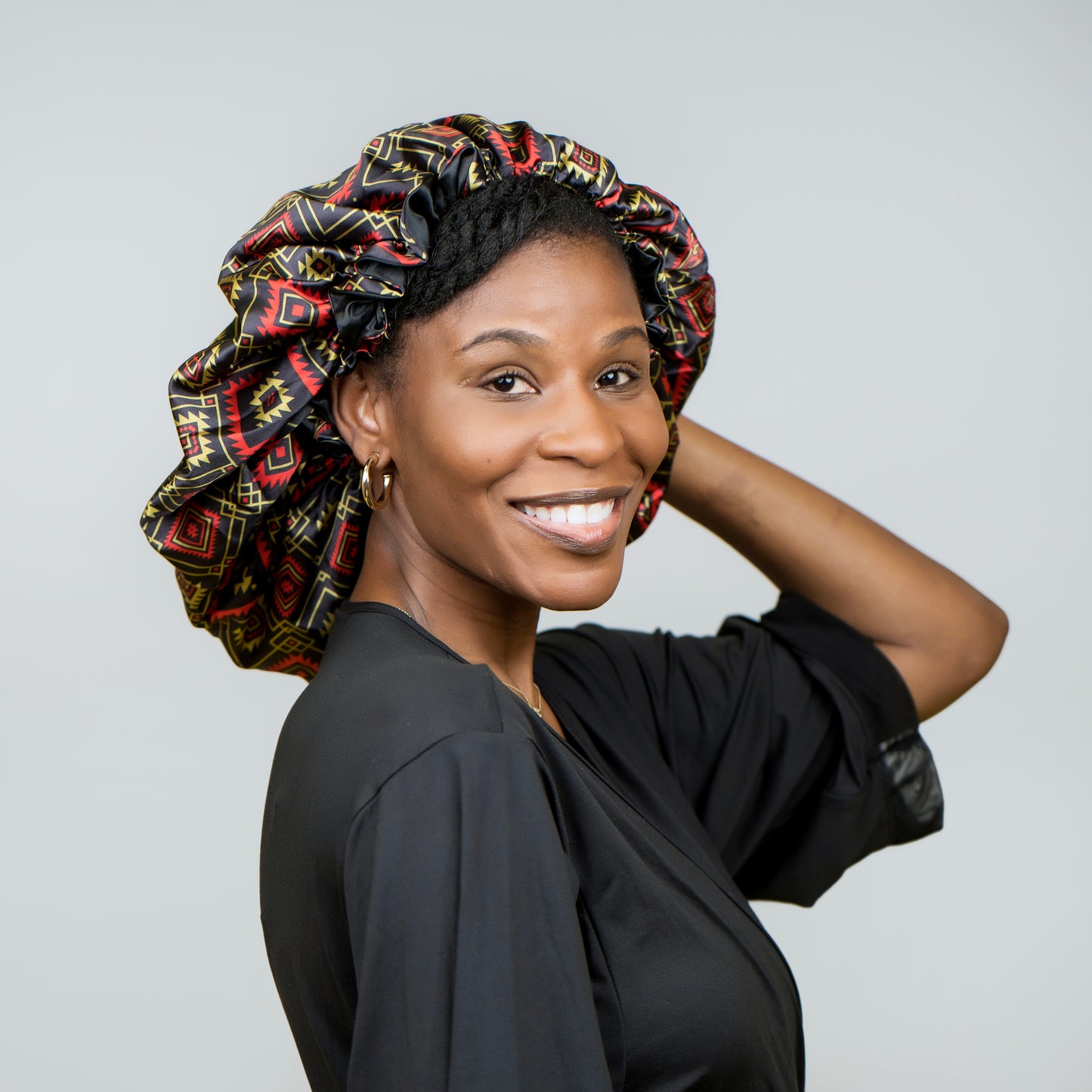 ENVY US HAIR Satin Bonnet with Satin-Covered Elastic Edge