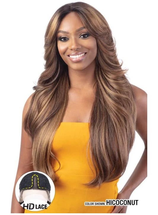 Freetress Equal Curtain Bang HD Lace Wig - Bombshell