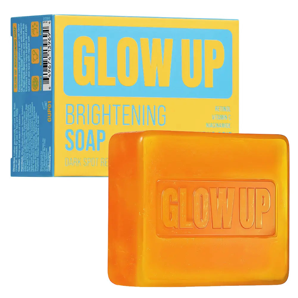 Red By Kiss - Glow Up Brightening Bar Soap Kojic Acid & Turmeric for Dark Spots
