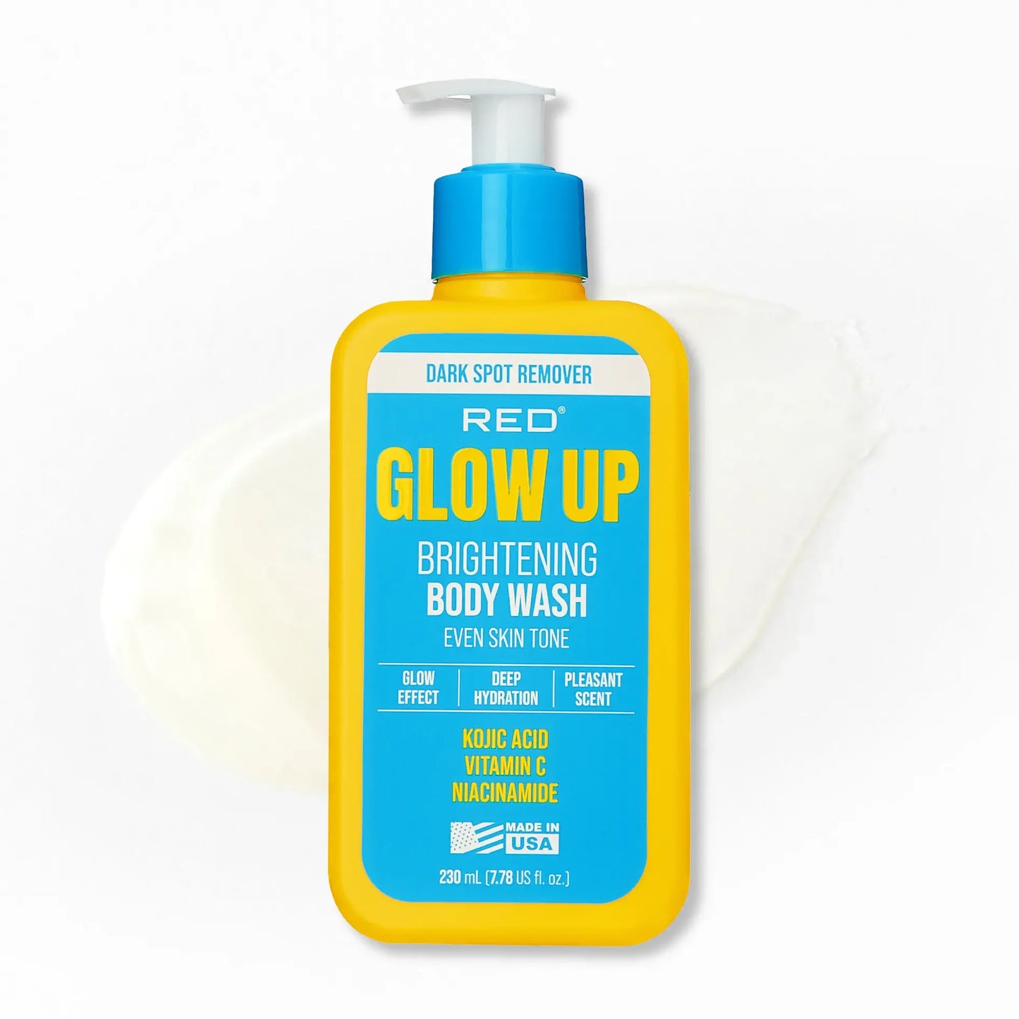 Red By Kiss - Glow Up Brightening Body Wash with Kojic Acid, Vitamin C & Niacinamide