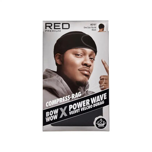 RED by KISS Bow Wow Power Wave Velvet Fastening Durag (HD161)