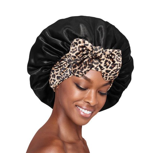 Red By Kiss Satin Tie Bonnet