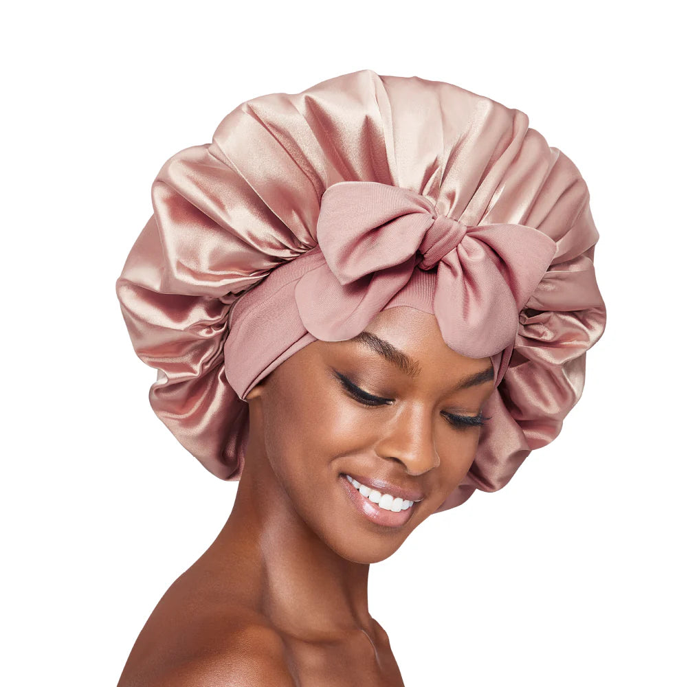 Red By Kiss Satin Tie Bonnet