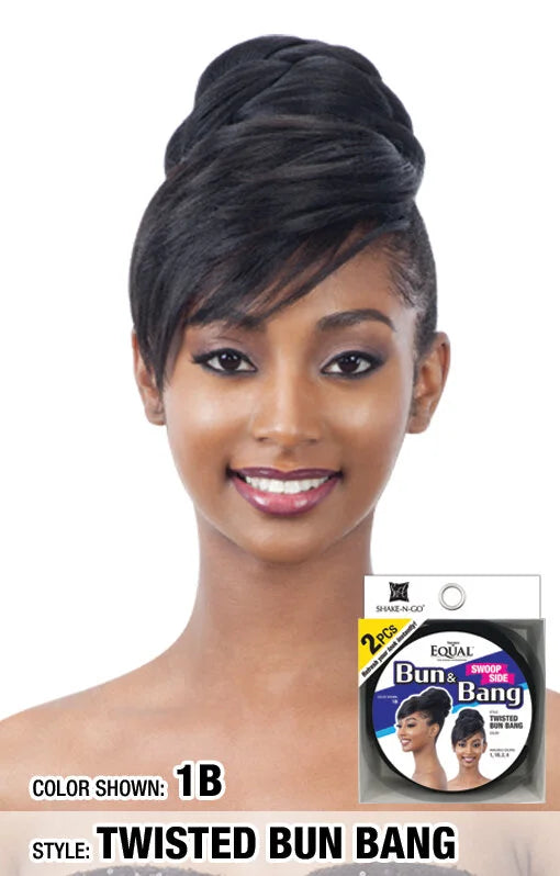 Equal Bun - Twisted Bang