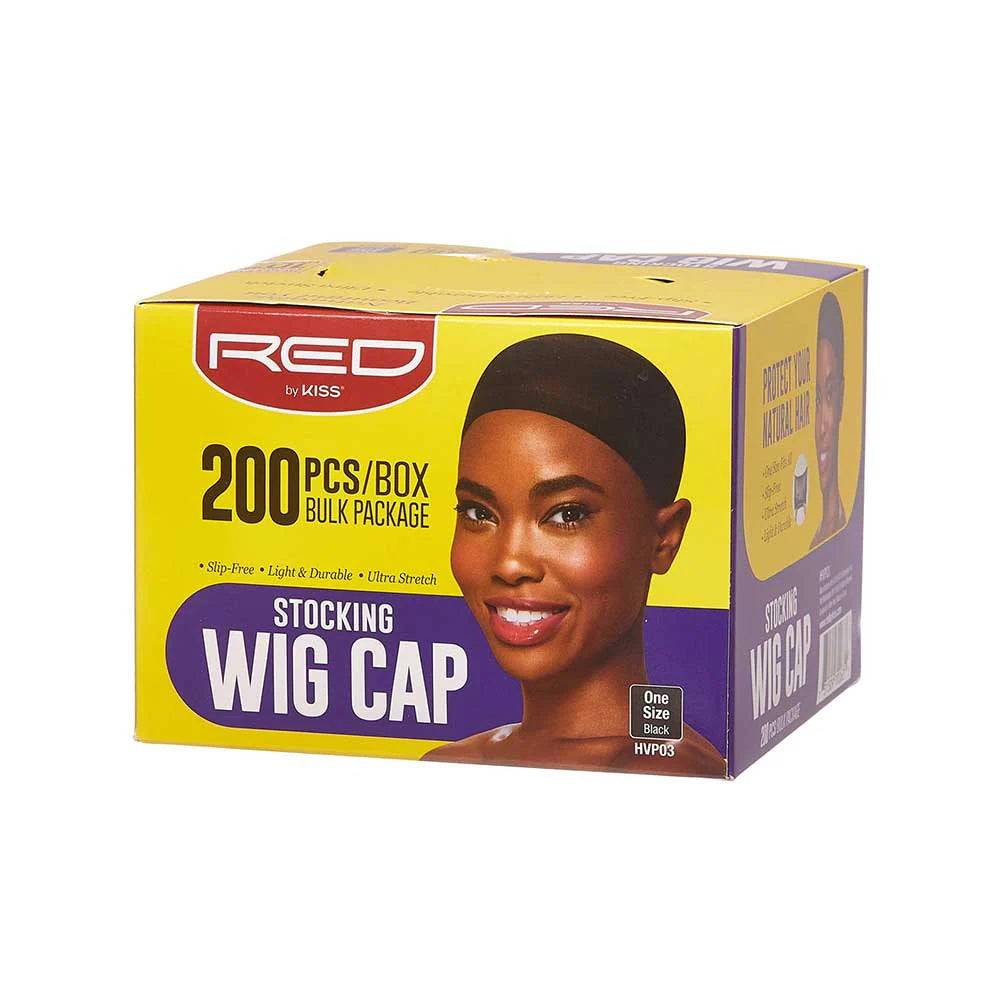 RED Stocking Wig Cap