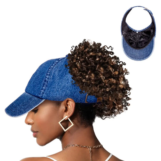 Adjustable Satin Lined Backless Baseball Cap