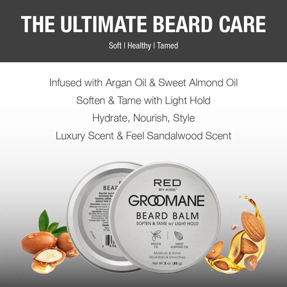 Red by Kiss Groomane Beard Balm Sandalwood (GR22)