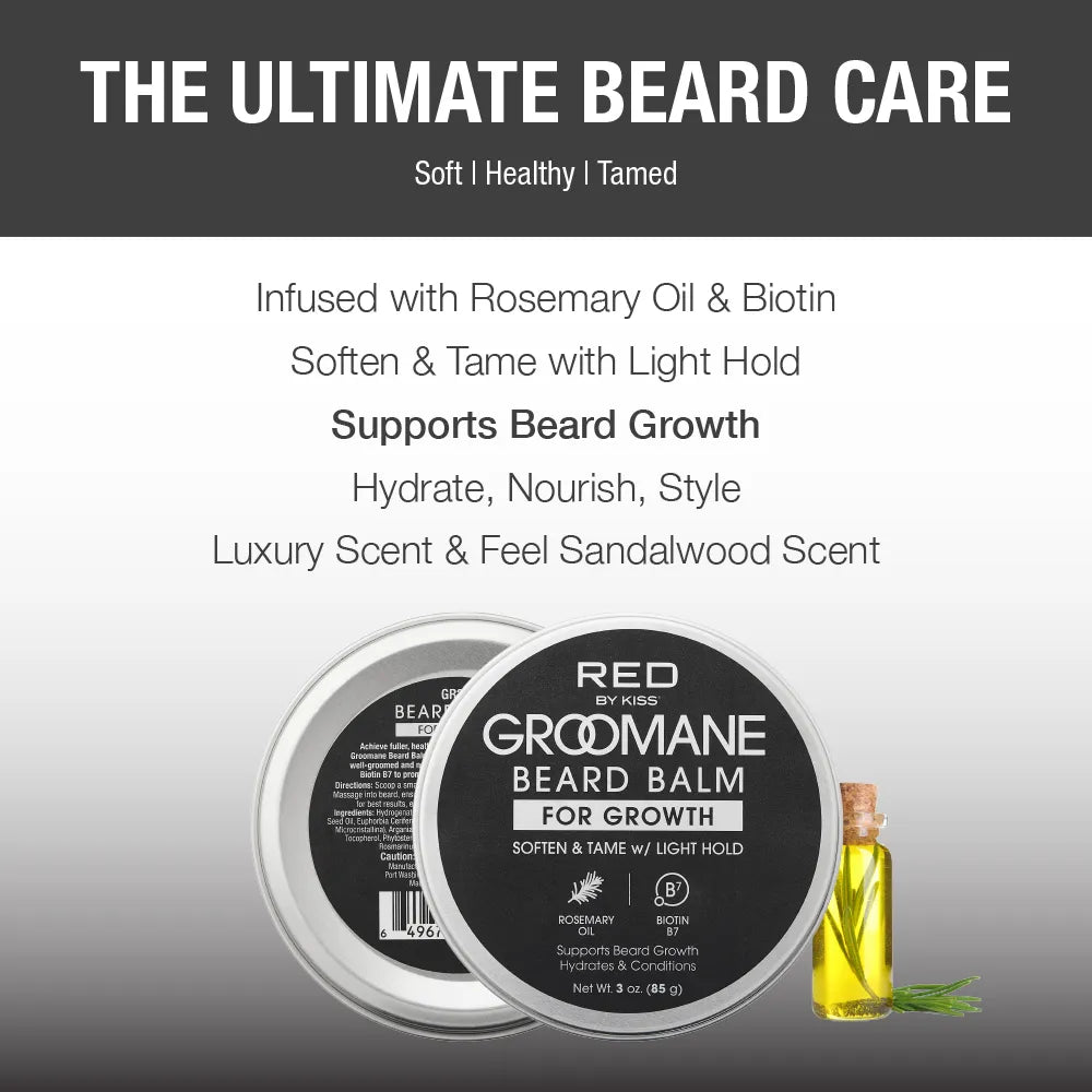 Red by Kiss Groomane Beard Growth Balm Sandalwood (GR25)