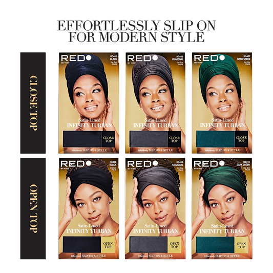 RED By Kiss Satin-Lined Infinity Turban