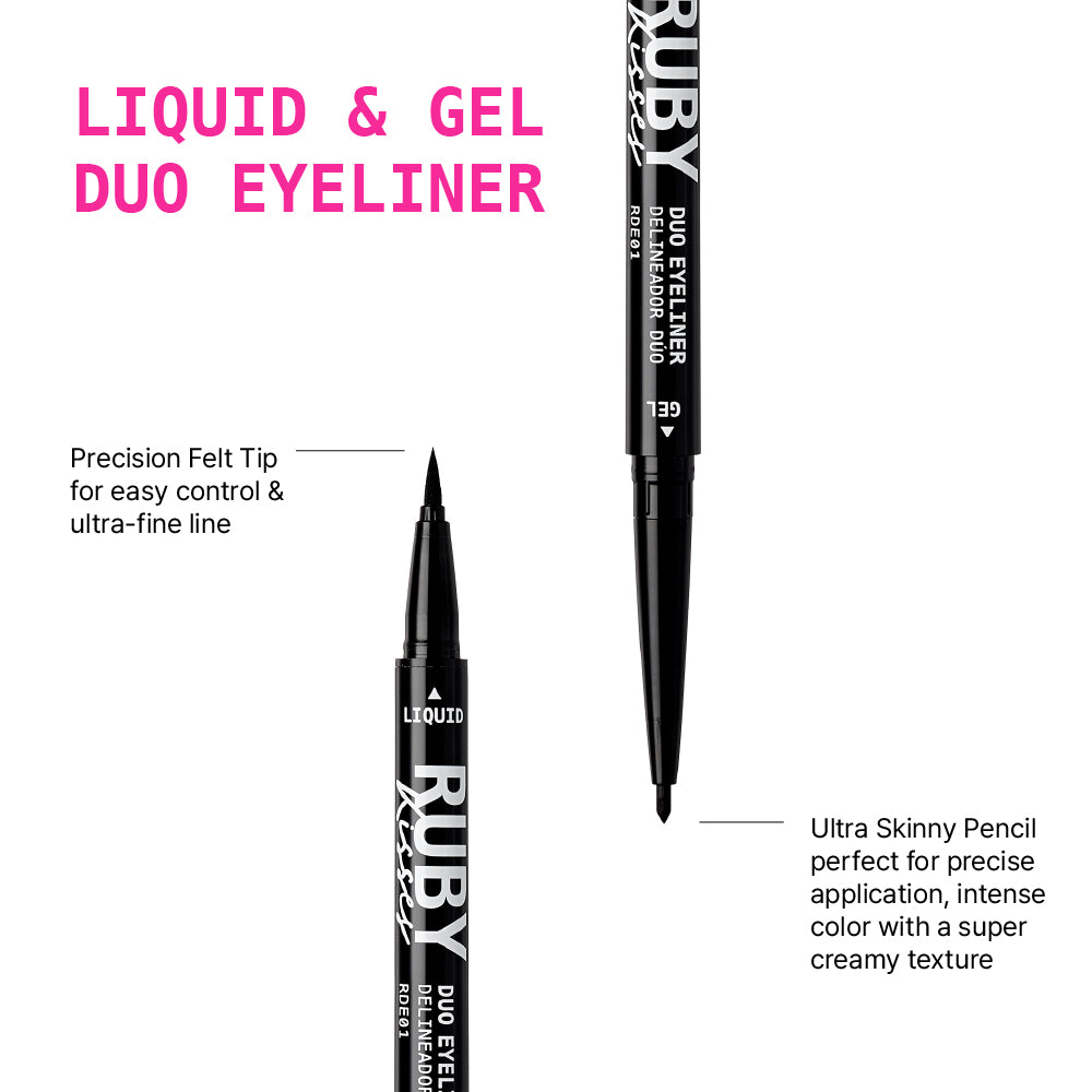 Ruby Kisses Waterproof Liquid & Gel Duo Eyeliner