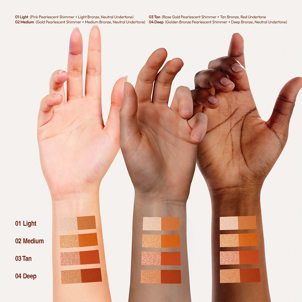 Ruby Kisses Glow & Bronze Highlighter Bronzer Duo