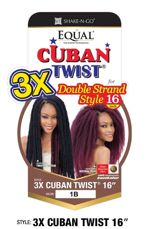 Equal Cuban Twist 16"