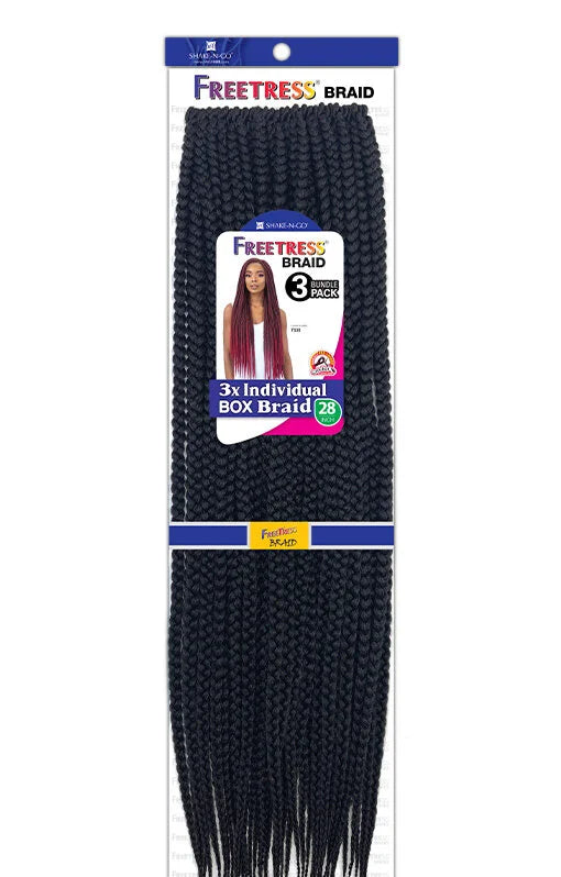 Freetress 3x Individual Box Braid 28”